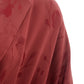 Lardini Red Allover printed robe Trench coat