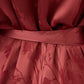 Lardini Red Allover printed robe Trench coat