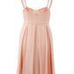 Lardini Pink Bodice Viscose dress