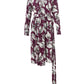 Lardini Purple Printed Dress