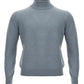 Gran Sasso Grey Cashmere Turtleneck Jumper