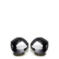 Bottega Veneta Black Leather Maxi Intreccio Mule