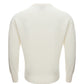 Gran Sasso White Super Geelong Wool Round neck Sweater