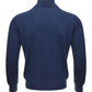 Gran Sasso Blue Cashmere and Silk Turtleneck Sweater