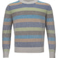 Gran Sasso Multicolor Round Neck Cashmere Sweater
