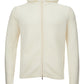 Gran Sasso White Wool Hooded Cardigan with Zip