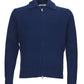 Gran Sasso Wool Blu Sweater with Zip
