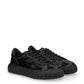 Casadei Black Sequins Off-Road Sneakers