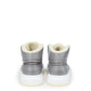MM6 Maison Margiela Grey High-Top Fur Sneakers