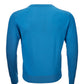 Dolce & Gabbana Blu V-Neck Silk Sweater