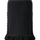 Bottega Veneta Knitted Black Skirt
