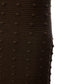 Bottega Veneta Knitted Olive Green Dress with Pompom Details