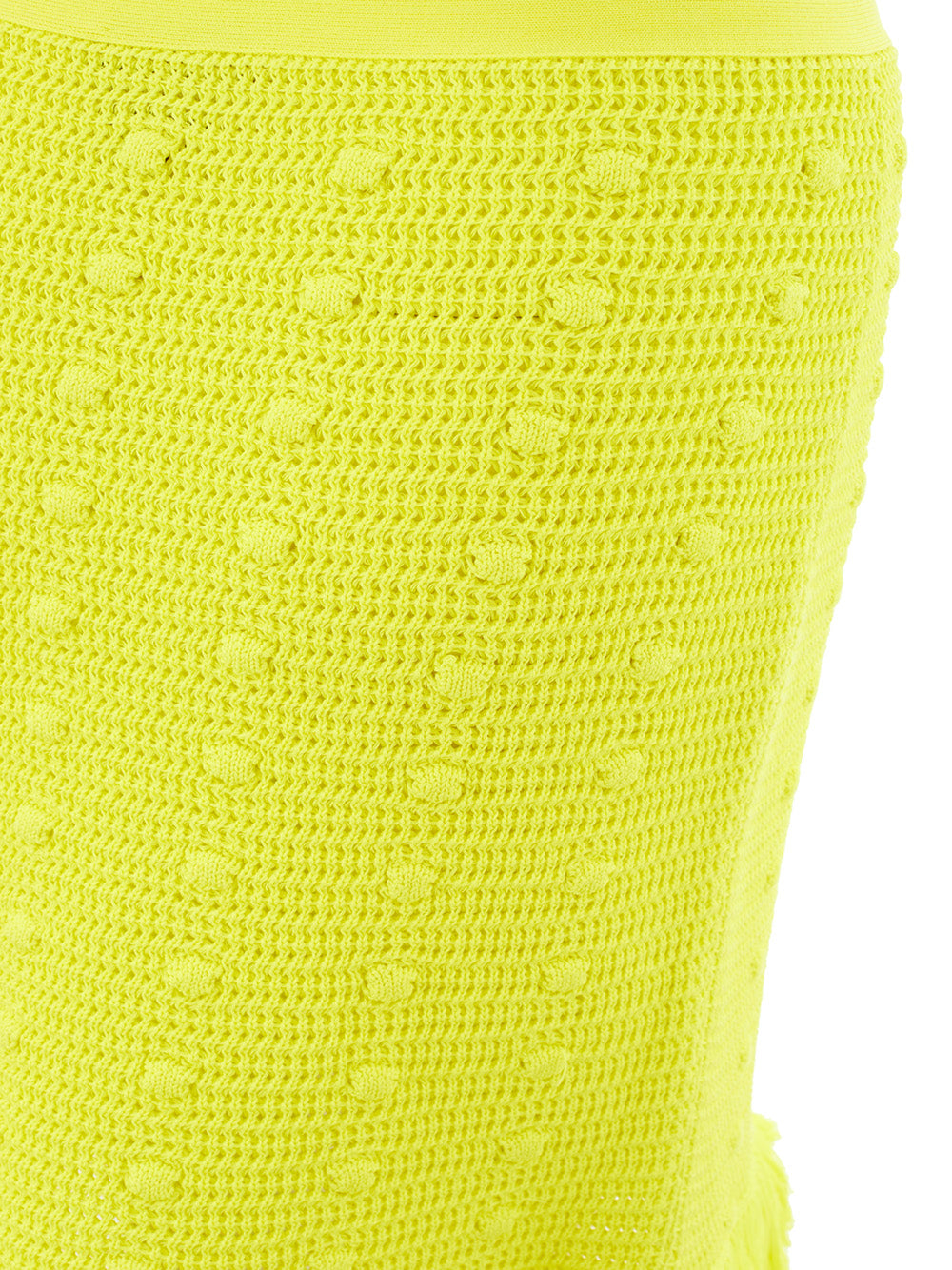 Bottega Veneta Knitted Yellow Skirt
