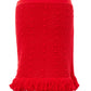 Bottega Veneta Knitted Red Skirt