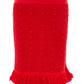Bottega Veneta Knitted Red Skirt