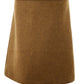 Bottega Veneta Brown Wool Mohair Skirt
