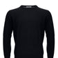 KANGRA Black Wool Blend Round neck Sweater