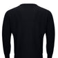 KANGRA Black Wool Blend Round neck Sweater