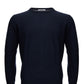 KANGRA Blue Wool Blend Round neck Sweater
