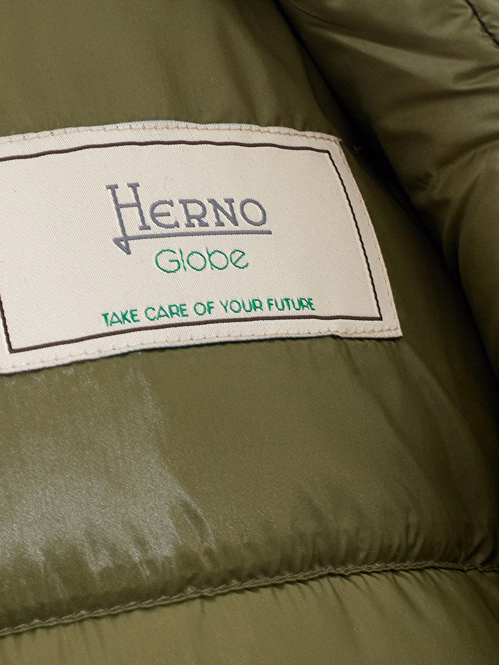 Herno Ultralight Quilted Green Jacket