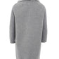 Herno Grey Wool Coat with Fur Collar