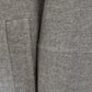 Herno Grey Wool Coat with Fur Collar