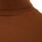 FERRANTE Brown Turtleneck Wool Jumper