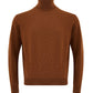 FERRANTE Brown Turtleneck Wool Jumper