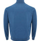 FERRANTE Light Blue Turtleneck Wool Jumper
