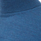 FERRANTE Light Blue Turtleneck Wool Jumper