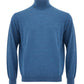 FERRANTE Light Blue Turtleneck Wool Jumper