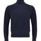 FERRANTE Blue Turtleneck Wool Jumper