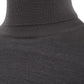 FERRANTE Anthracite Grey Turtleneck Wool Jumper