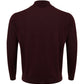 FERRANTE Red Purple Turtleneck Wool Jumper