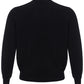 Colombo Black Round Neck Cashmere Sweater