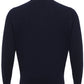 Colombo Blue Navy Cashmere Mock Neck Sweater