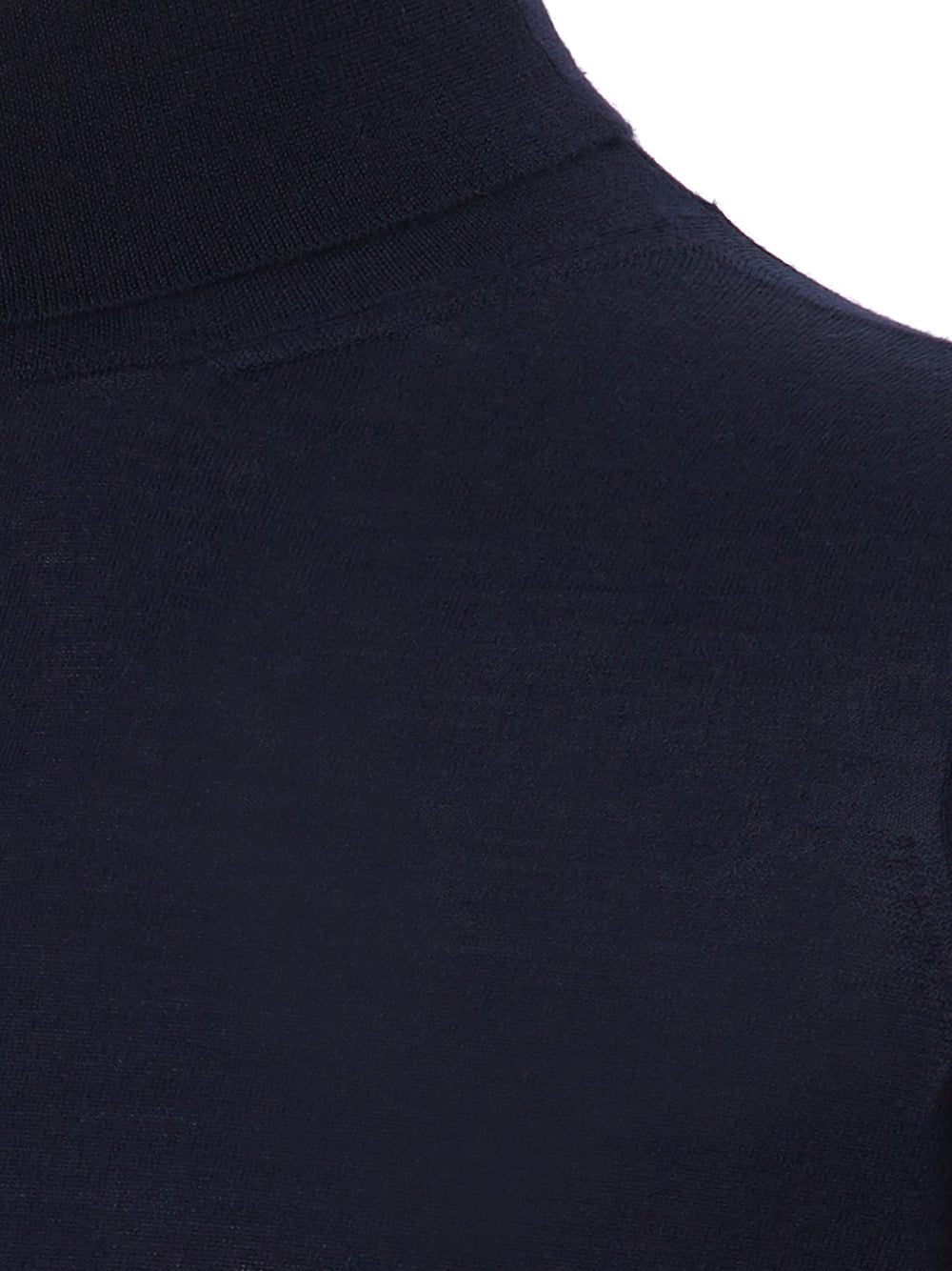 Colombo Blue Navy Cashmere Turtle Neck Sweater
