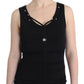 Roccobarocco Black pencil sheath dress
