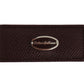 Dolce & Gabbana Bordeaux Leather Magnet Money Clip