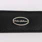 Dolce & Gabbana Blue Leather Magnet Money Clip