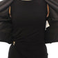 Dolce & Gabbana Black Short Bolero Shrug Jacket Coat