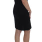 BENCIVENGA Black Stretch Sheath Dress & Sweater Set