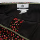 BENCIVENGA Black Multicolor Floral Suit