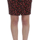 BENCIVENGA Black Multicolor Floral Suit
