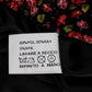 BENCIVENGA Black Multicolor Floral Suit