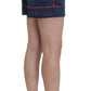 Dolce & Gabbana Blue Silk Stretch Sleepwear Shorts