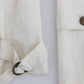 PLEIN SUD White Trench Coat Jacket