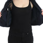 GF Ferre Blue Denim Jacket Coat Blazer Short 2 in 1