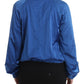 GF Ferre Blue Bomber Jacket Coat Blazer Short Nylon