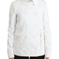 GF Ferre White Double Breasted Jacket Coat Blazer